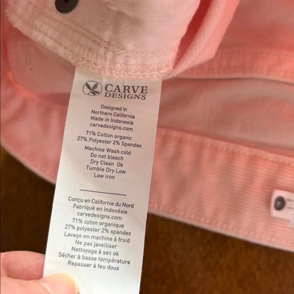 Carve Designs Oahu Women's Pink Shorts 4” size 4 - Picture 6 of 6